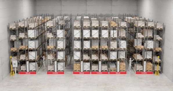 J Icam Compatta Picking Shelving