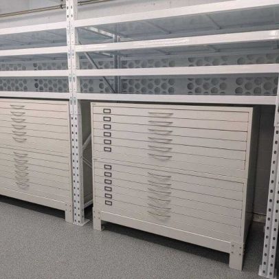 Map Cabinet Unispan Long Span Shelving 3