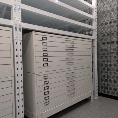 Map Cabinet Unispan Long Span Shelving 4